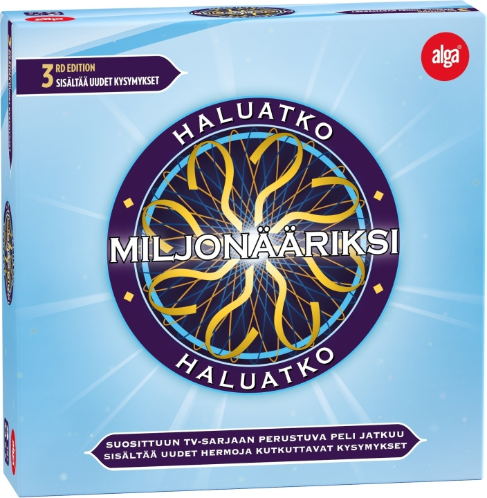 Alga Want to be a Millionaire 3rd Edition brädspel i gruppen LEKSAKER, BARN- & BABYPRODUKTER / Leksaker / Sällskapsspel / Familjespel hos TP E-commerce Nordic AB (C43897)