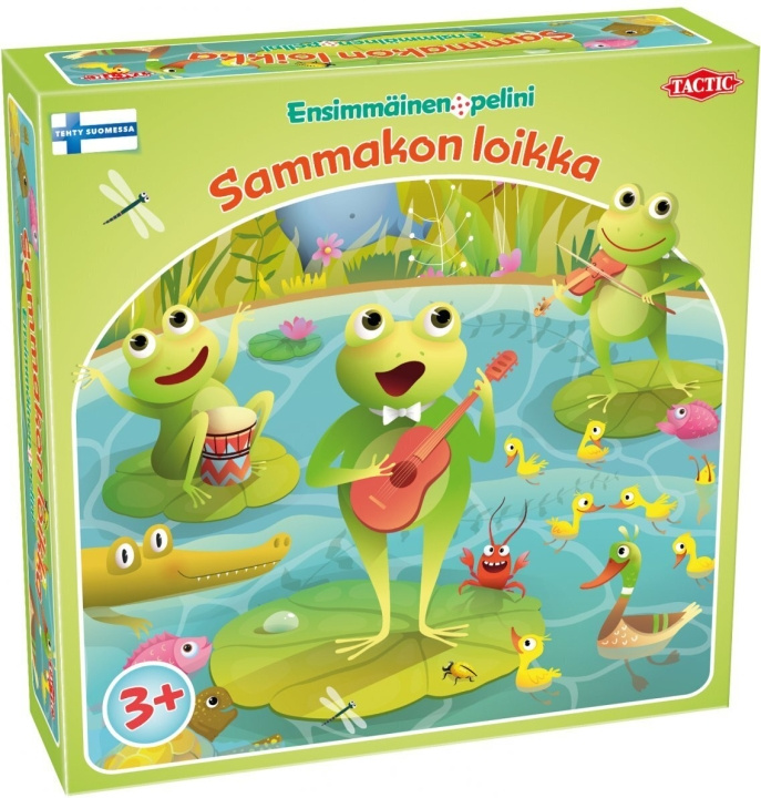 Taktik Mitt första brädspel: Frog\'s Leap - brädspel i gruppen LEKSAKER, BARN- & BABYPRODUKTER / Leksaker / Sällskapsspel / Barnspel hos TP E-commerce Nordic AB (C43904)