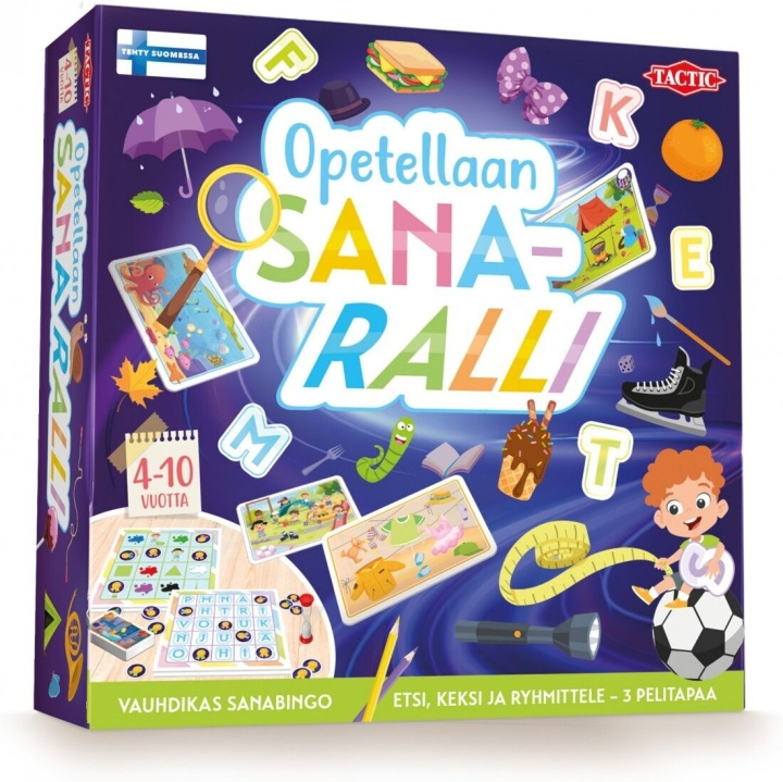 Tactic Learning Word Rally - brädspel i gruppen LEKSAKER, BARN- & BABYPRODUKTER / Leksaker / Sällskapsspel / Familjespel hos TP E-commerce Nordic AB (C43905)