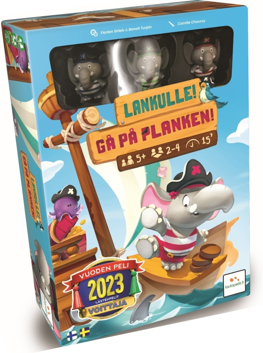 Gå på plankan! - barnspel i gruppen LEKSAKER, BARN- & BABYPRODUKTER / Leksaker / Sällskapsspel / Familjespel hos TP E-commerce Nordic AB (C43920)