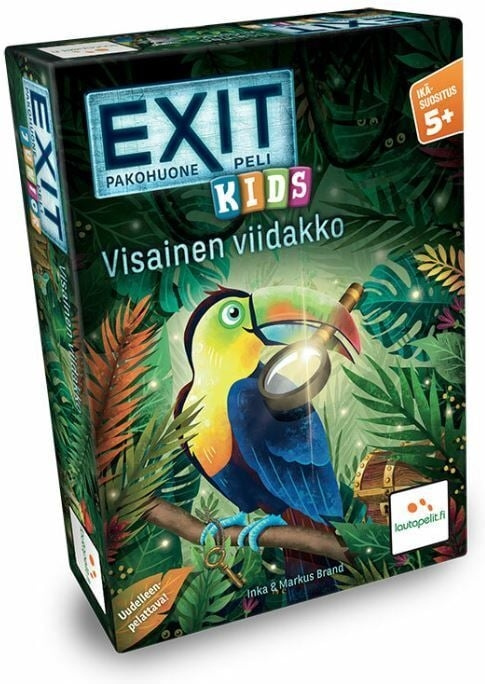 EXIT Kids Krångliga djungeln barnens flyktrumspel i gruppen LEKSAKER, BARN- & BABYPRODUKTER / Leksaker / Sällskapsspel / Familjespel hos TP E-commerce Nordic AB (C43928)
