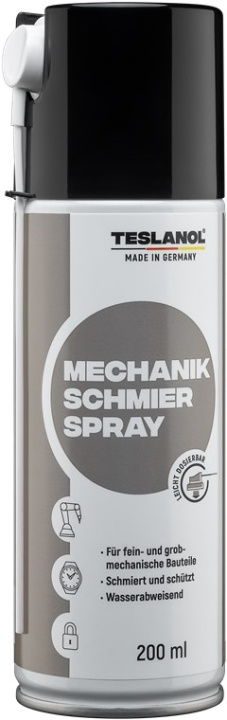 Teslanol Mekaniksmörjspray för smörjning av instrument och apparater av olika typer – 200 ml i gruppen HEM, HUSHÅLL & TRÄDGÅRD / Verktyg / Övriga Verktyg & Tillbehör hos TP E-commerce Nordic AB (C43950)