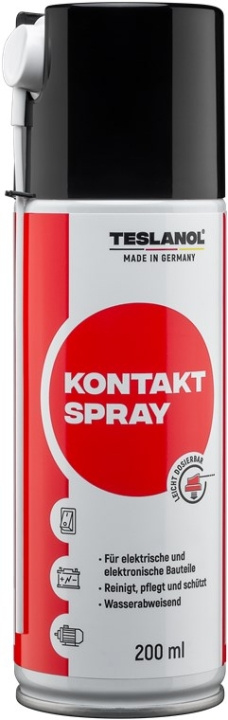 Teslanol Kontakt- och konserveringsspray rengör mekaniska och finmekaniska komponenter - 200 ml i gruppen HEM, HUSHÅLL & TRÄDGÅRD / Verktyg / Övriga Verktyg & Tillbehör hos TP E-commerce Nordic AB (C43955)