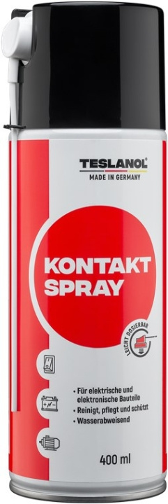 Teslanol Kontakt- och konserveringsspray rengör fina och grova mekaniska komponenter - 400 ml i gruppen HEM, HUSHÅLL & TRÄDGÅRD / Verktyg / Övriga Verktyg & Tillbehör hos TP E-commerce Nordic AB (C43956)