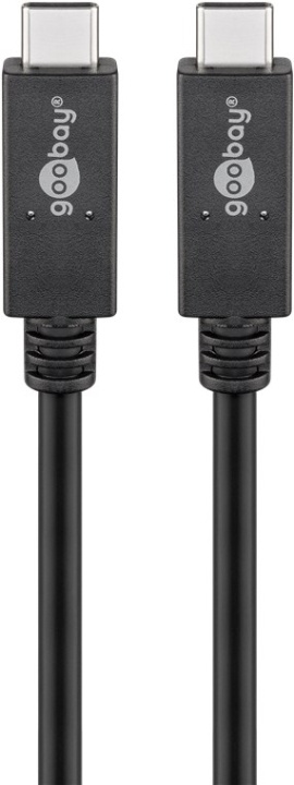 Goobay USB-C™-kabel USB 3.2 Gen 2x2, USB-PD, 5A, 1 m, svart USB-C™ plugg > USB-C™ plugg i gruppen DATORER & KRINGUTRUSTNING / Datorkablar / USB-kablar / USB-C hos TP E-commerce Nordic AB (C43971)