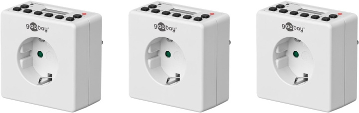 Goobay Set med 3, digital timer Lättanvänd digital timer i gruppen HEM, HUSHÅLL & TRÄDGÅRD / El & Belysning / Timers hos TP E-commerce Nordic AB (C44047)