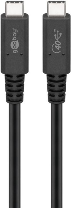 Goobay USB-C™-kabel USB4™ Gen 3x2, 0,8 m USB-C™-kontakt > USB-C™-kontakt i gruppen DATORER & KRINGUTRUSTNING / Datorkablar / USB-kablar / USB-C hos TP E-commerce Nordic AB (C44092)