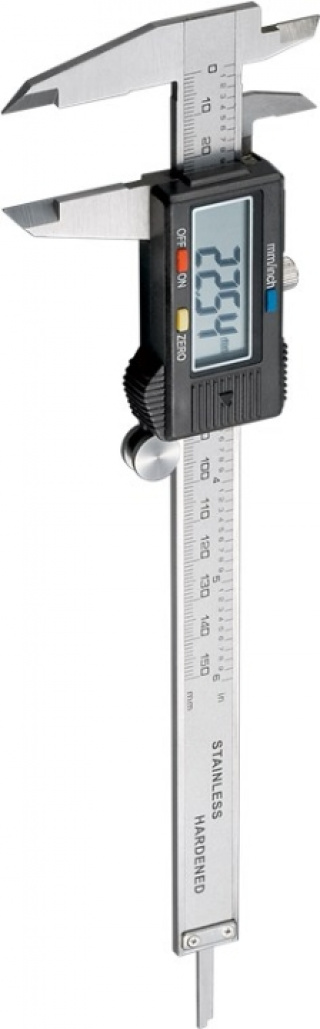 Goobay Digitalt skjutmått 150 mm / 6 tum för mätningar från 0 mm - 150 mm