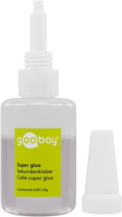 Goobay Superlim 20 g lämplig för många substrat i gruppen HEM, HUSHÅLL & TRÄDGÅRD / Kontorsmaterial / Tejp/Lim hos TP E-commerce Nordic AB (C44175)