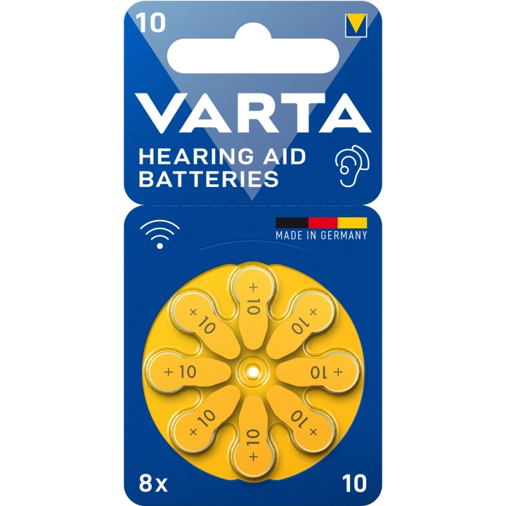 Varta Hörapparatsbatteri 10 / A10 / PR70 8-pack i gruppen HEMELEKTRONIK / Batterier & Laddare / Batterier / Hörapparatsbatterier hos TP E-commerce Nordic AB (C44296)