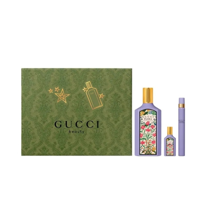 Gucci Giftset Gucci Flora Gorgeous Magnolia Edp 100ml + Edp 10ml + Edp 5ml i gruppen SKÖNHET & HÄLSA / Presentkit / Presentkit För Henne hos TP E-commerce Nordic AB (C44307)