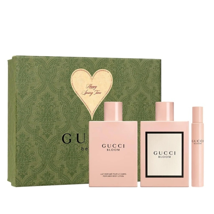 Gucci Giftset Gucci Bloom Edp 100ml + Bodylotion 100ml + Edp 10ml i gruppen SKÖNHET & HÄLSA / Presentkit / Presentkit För Henne hos TP E-commerce Nordic AB (C44313)