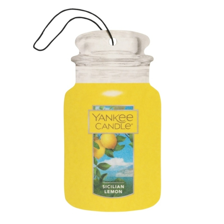Yankee Candle Car Jar Air Freshener Sicilian Lemon i gruppen BIL / Bilvård hos TP E-commerce Nordic AB (C44317)