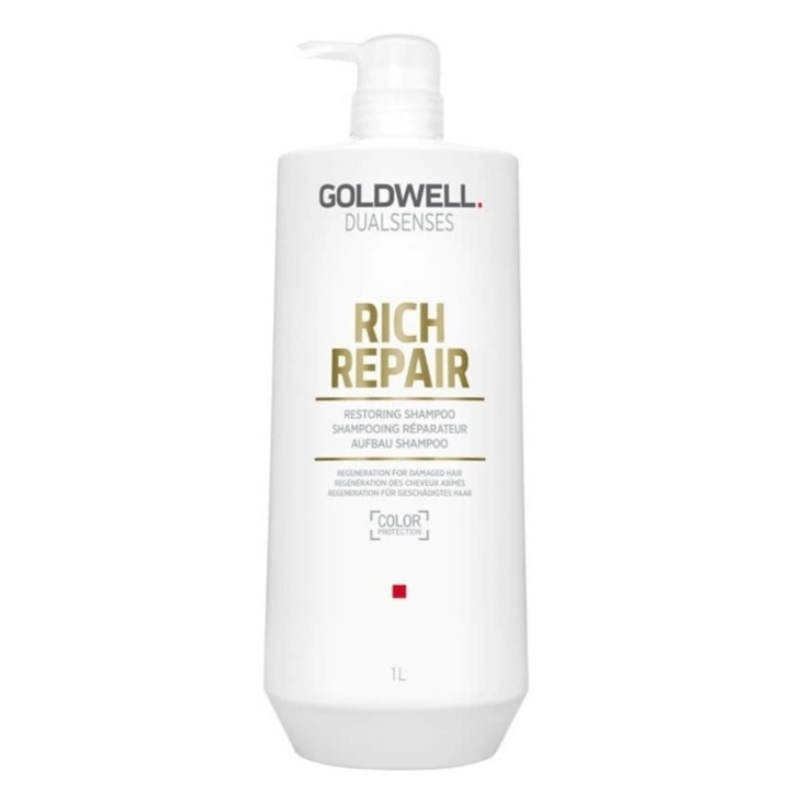 Goldwell Dualsenses Rich Repair Restoring Shampoo 1000ml i gruppen SKÖNHET & HÄLSA / Hår & Styling / Hårvårdsprodukter / Schampo hos TP E-commerce Nordic AB (C44345)