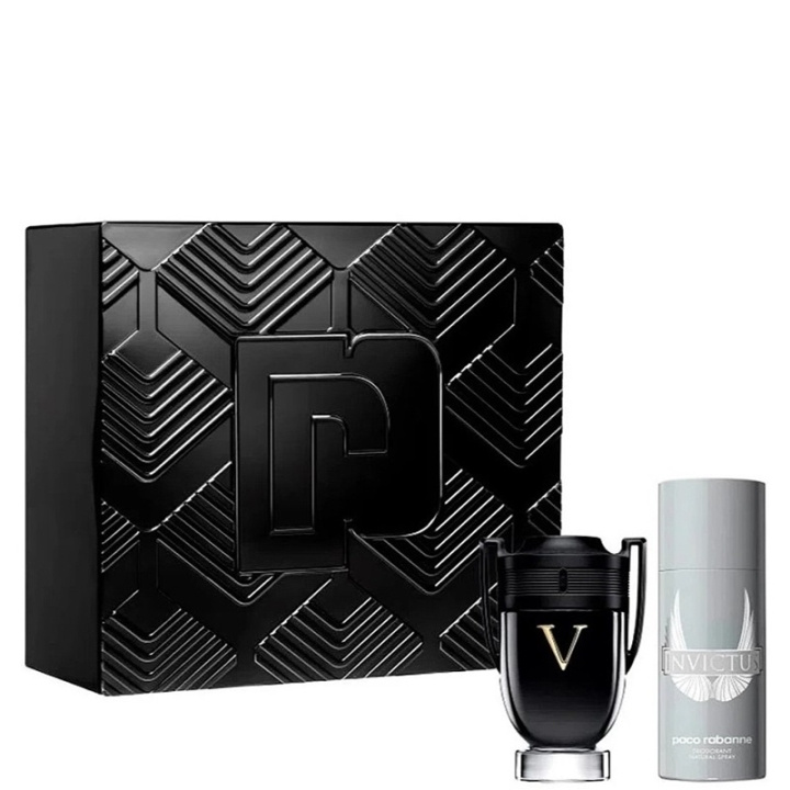 Paco Rabanne Giftset Paco Rabanne Invictus Victory Edp 100ml + 150ml Deospray i gruppen SKÖNHET & HÄLSA / Presentkit / Presentkit För Honom hos TP E-commerce Nordic AB (C44378)