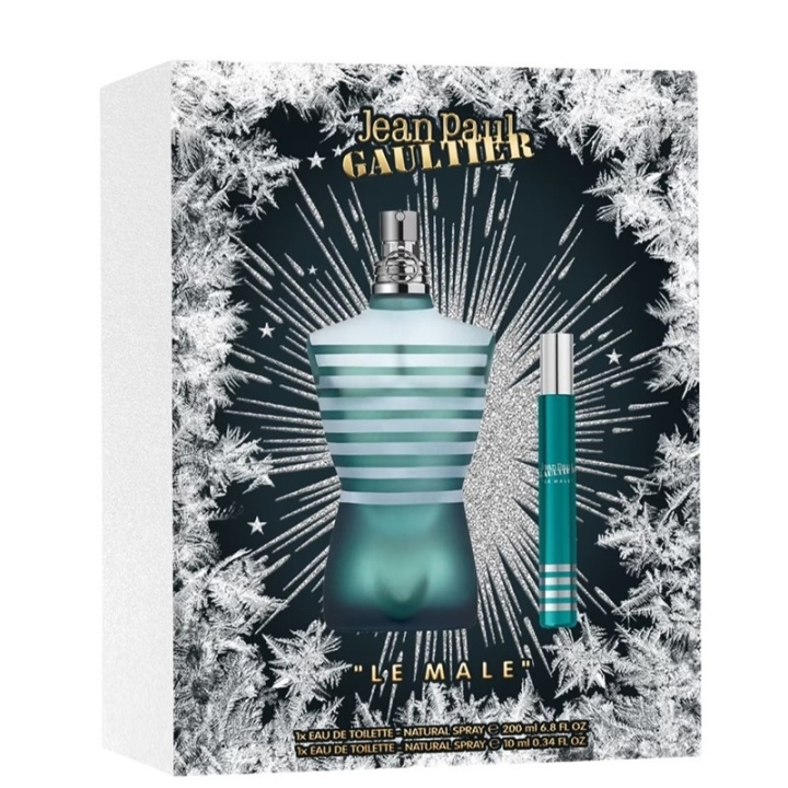 Jean Paul Gaultier Giftset Jean Paul Gaultier Le Male Edt 200ml + Edt 10ml i gruppen SKÖNHET & HÄLSA / Presentkit / Presentkit För Honom hos TP E-commerce Nordic AB (C44380)