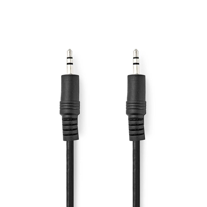 Nedis Stereoljudkabel | 3.5 mm Hane | 3.5 mm Hane | Nickelplaterad | 0.50 m | Rund | Svart | Label i gruppen HEMELEKTRONIK / Kablar & Adaptrar / RCA-kablar & adaptrar / Kablar hos TP E-commerce Nordic AB (C44387)