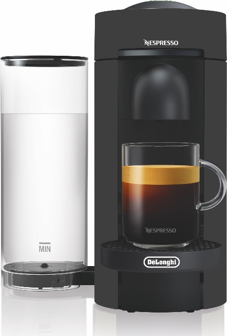 DeLonghi Nespresso Vertuo Plus - Kapselmaskin, Svart i gruppen HEM, HUSHÅLL & TRÄDGÅRD / Hushållsmaskiner / Kaffemaskiner & Tillbehör / Kaffebryggare hos TP E-commerce Nordic AB (C44475)