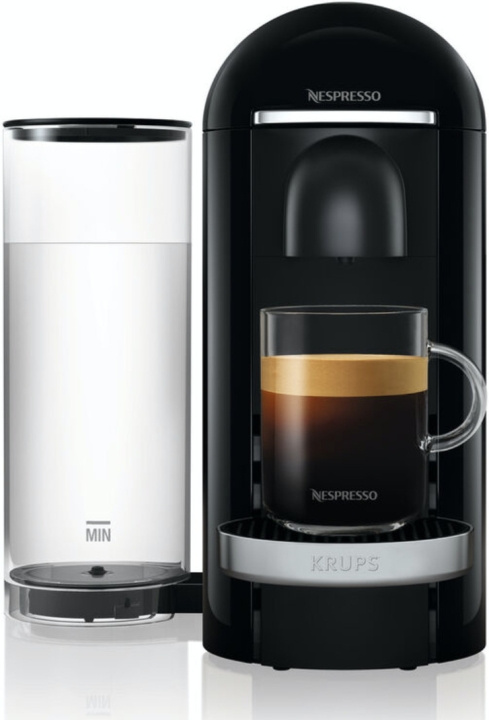 Krups Nespresso Vertuo Plus Deluxe Kapselmaskin, Svart i gruppen HEM, HUSHÅLL & TRÄDGÅRD / Hushållsmaskiner / Kaffemaskiner & Tillbehör / Kaffebryggare hos TP E-commerce Nordic AB (C44488)