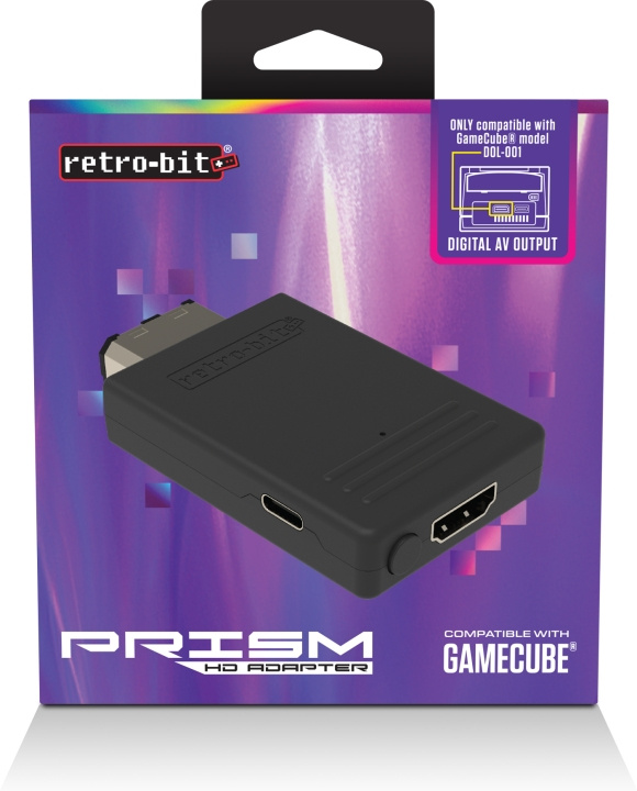 Retro-Bit Prism HD Adapter videoadapter, Nintendo Gamecube i gruppen HEMELEKTRONIK / Spelkonsoler & Tillbehör / Nintendo Gamecube hos TP E-commerce Nordic AB (C44497)