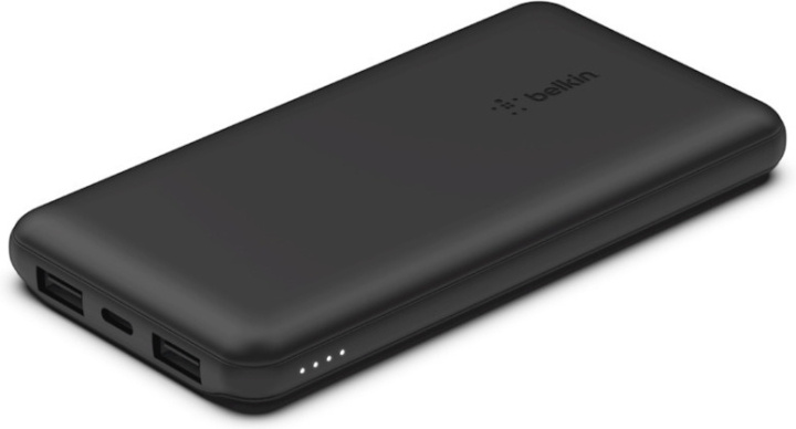 Belkin 10K powerbank, 10 000 mAh, svart i gruppen SMARTPHONE & SURFPLATTOR / Laddare & Kablar / Powerbanks hos TP E-commerce Nordic AB (C44503)