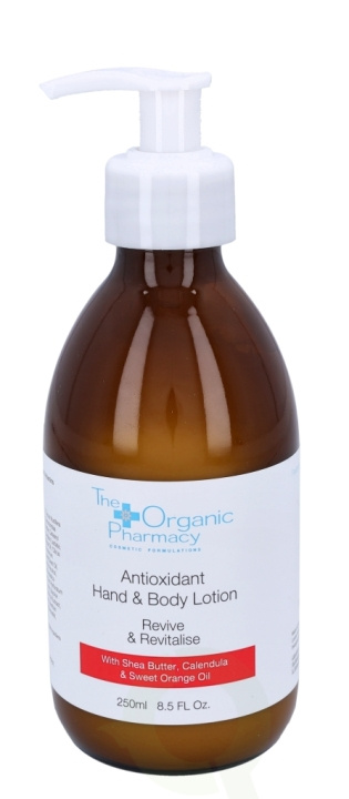 The Organic Pharmacy Antioxidant Hand & Body Lotion 250 ml With Shea Butter, Canlendula & Sweet Orange Oil i gruppen SKÖNHET & HÄLSA / Hudvård / Kroppsvård / Body lotion hos TP E-commerce Nordic AB (C44749)