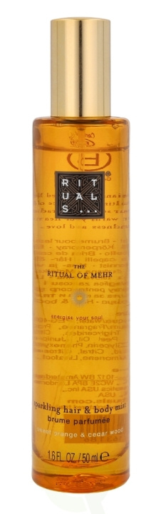 Rituals Mehr Sparkling Hair & Body Mist 50 ml Sweet Orange & Cedar Wood i gruppen SKÖNHET & HÄLSA / Hudvård / Kroppsvård / Bodymist hos TP E-commerce Nordic AB (C44775)