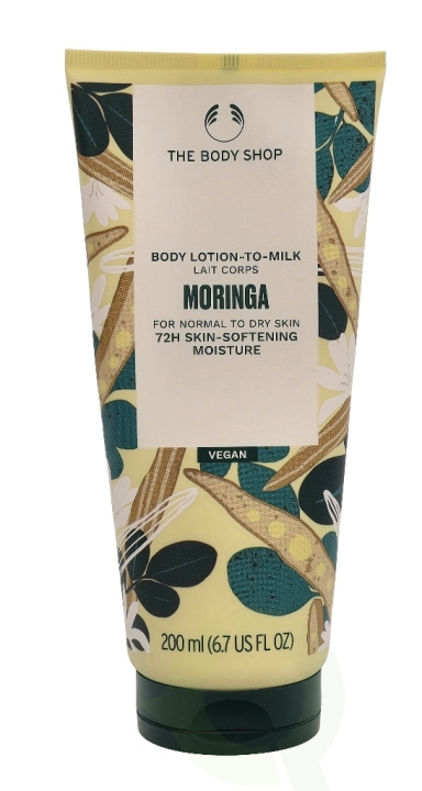 The Body Shop Body Lotion-To-Milk 200 ml Moringa i gruppen SKÖNHET & HÄLSA / Hudvård / Kroppsvård / Body lotion hos TP E-commerce Nordic AB (C44802)