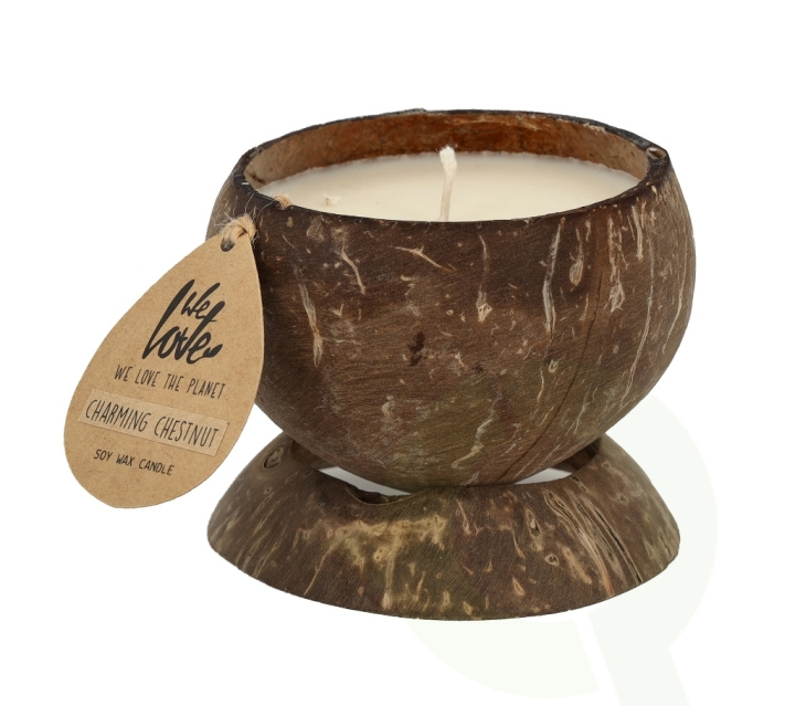 We Love The Planet Coconut Soywax Candle 200 gr Charming Chestnut i gruppen SKÖNHET & HÄLSA / Doft & Parfym / Övrig doft / Doftljus hos TP E-commerce Nordic AB (C44818)