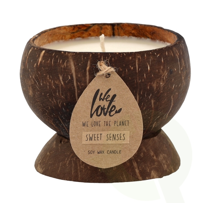 We Love The Planet Coconut Soywax Candle 200 gr Sweet Senses i gruppen SKÖNHET & HÄLSA / Doft & Parfym / Övrig doft / Doftljus hos TP E-commerce Nordic AB (C44820)
