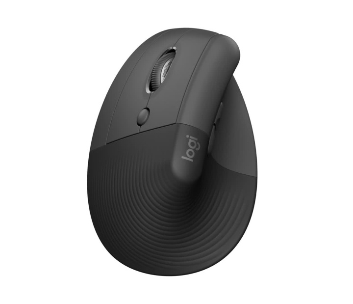 Logitech Lift Left Vertical Ergonomic Mouse, Graphite Black i gruppen DATORER & KRINGUTRUSTNING / Möss & Tangentbord / Möss / Trådlösa hos TP E-commerce Nordic AB (C44935)