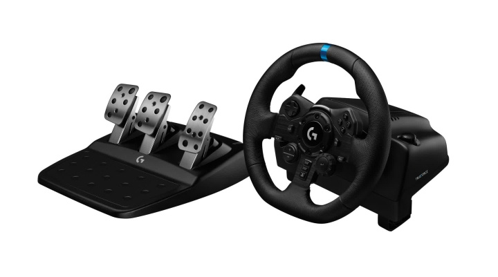 Logitech G923 TRUEFORCE Racing Wheel (PS5/PS4/PC) i gruppen DATORER & KRINGUTRUSTNING / Gaming / Gaming-tillbehör hos TP E-commerce Nordic AB (C44943)