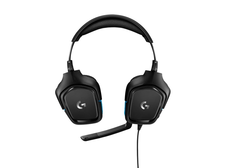 Logitech G432 Gaming Headset Leatherette, Black i gruppen DATORER & KRINGUTRUSTNING / Gaming / Headset hos TP E-commerce Nordic AB (C44955)