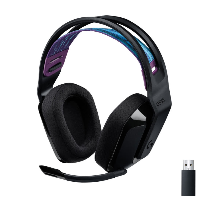 Logitech G535 LIGHTSPEED Wireless Gaming Headset, Black i gruppen DATORER & KRINGUTRUSTNING / Gaming / Möss hos TP E-commerce Nordic AB (C44960)