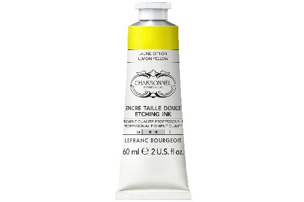 LB Charbonnel Charbo Ink 60Ml Lemon Yellow 169 i gruppen SPORT, FRITID & HOBBY / Hobby / Måla & Rita / Konstnärsfärger / Tryckfärger hos TP E-commerce Nordic AB (C45085)