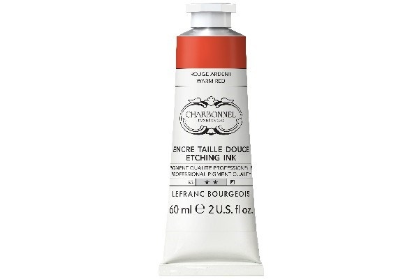 LB Charbonnel Charbo Ink 60Ml Warm Red 677 i gruppen SPORT, FRITID & HOBBY / Hobby / Måla & Rita / Konstnärsfärger / Tryckfärger hos TP E-commerce Nordic AB (C45092)