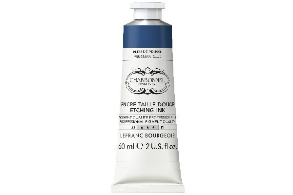 LB Charbonnel Charbo Ink 60Ml Prussian Blue 046 i gruppen SPORT, FRITID & HOBBY / Hobby / Måla & Rita / Konstnärsfärger / Tryckfärger hos TP E-commerce Nordic AB (C45102)