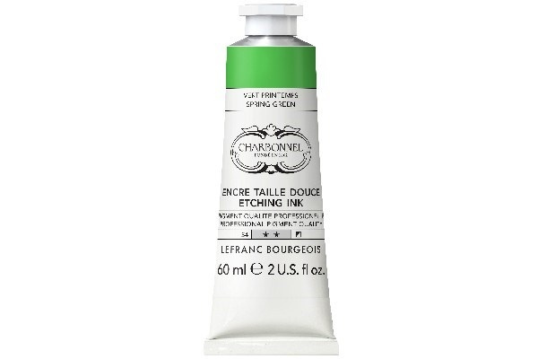 LB Charbonnel Charbo Ink 60Ml Spring Green 544 i gruppen SPORT, FRITID & HOBBY / Hobby / Måla & Rita / Konstnärsfärger / Tryckfärger hos TP E-commerce Nordic AB (C45108)