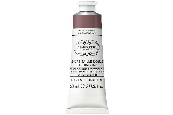 LB Charbonnel Charbo Ink 60Ml Van Dyck Brown 111 i gruppen SPORT, FRITID & HOBBY / Hobby / Måla & Rita / Konstnärsfärger / Tryckfärger hos TP E-commerce Nordic AB (C45123)