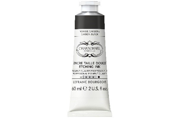 LB Charbonnel Charbo Ink 60Ml Carbone Black 291 i gruppen SPORT, FRITID & HOBBY / Hobby / Måla & Rita / Konstnärsfärger / Tryckfärger hos TP E-commerce Nordic AB (C45129)