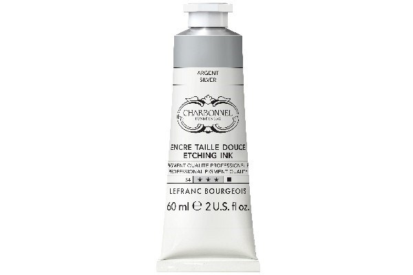 LB Charbonnel Charbo Ink 60Ml Silver 710 i gruppen SPORT, FRITID & HOBBY / Hobby / Måla & Rita / Konstnärsfärger / Tryckfärger hos TP E-commerce Nordic AB (C45133)