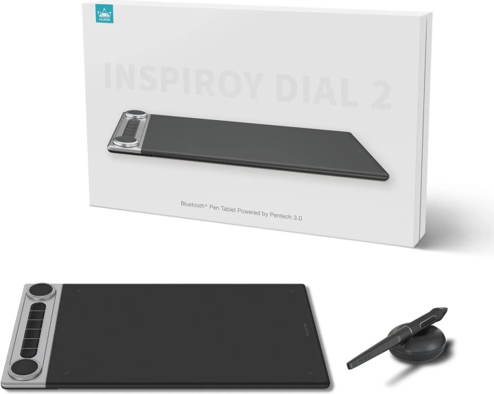 Huion Inspiroy Dial 2 Q630M ritplatta i gruppen DATORER & KRINGUTRUSTNING / Datortillbehör / Övrigt hos TP E-commerce Nordic AB (C45328)