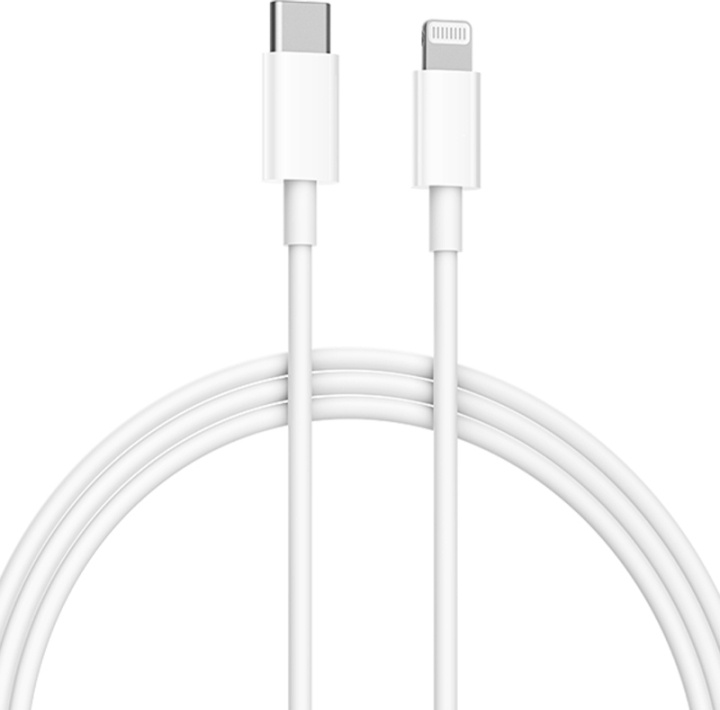 Xiaomi USB-C - Lightning-laddningskabel, 1 m, vit i gruppen SMARTPHONE & SURFPLATTOR / Laddare & Kablar / Kablar / Kablar Lightning hos TP E-commerce Nordic AB (C45335)
