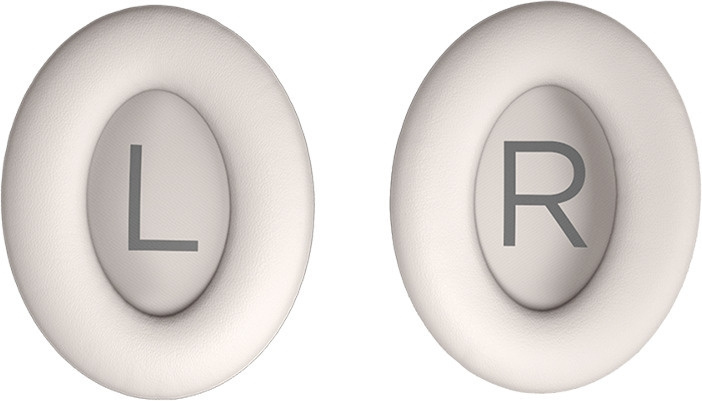 Bose QuietComfort 45 ersättningskuddar, vita i gruppen HEMELEKTRONIK / Ljud & Bild / Hörlurar & Tillbehör / Tillbehör hos TP E-commerce Nordic AB (C45373)
