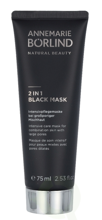 Annemarie Borlind 2 In 1 Black Mask 75 ml i gruppen SKÖNHET & HÄLSA / Hudvård / Ansiktsvård / Masker hos TP E-commerce Nordic AB (C45820)