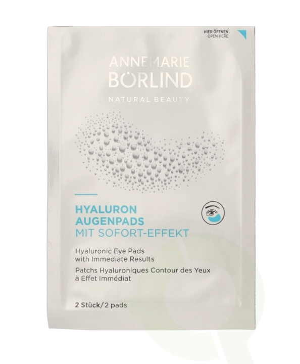 Annemarie Borlind Hyalluronic Eye Pads 14.88 gr 6x2 pcs i gruppen SKÖNHET & HÄLSA / Hudvård / Ansiktsvård / Ögonkräm hos TP E-commerce Nordic AB (C45823)