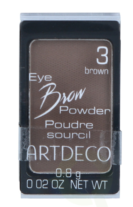 Artdeco Eye Brow Powder 0.8 gr #3 Brown i gruppen SKÖNHET & HÄLSA / Makeup / Ögon & Ögonbryn / Ögonbrynskit hos TP E-commerce Nordic AB (C45882)