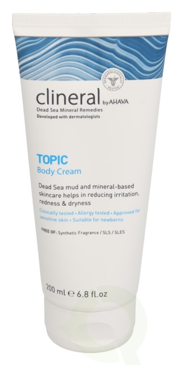 Ahava Clineral TOPIC Body Cream 200 ml For Sensitive Skin i gruppen SKÖNHET & HÄLSA / Hudvård / Ansiktsvård / Ansiktskräm hos TP E-commerce Nordic AB (C46000)