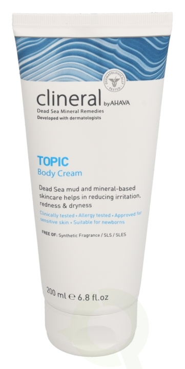 Ahava Clineral TOPIC Body Cream 200 ml For Sensitive Skin i gruppen SKÖNHET & HÄLSA / Hudvård / Kroppsvård / Body lotion hos TP E-commerce Nordic AB (C46000)