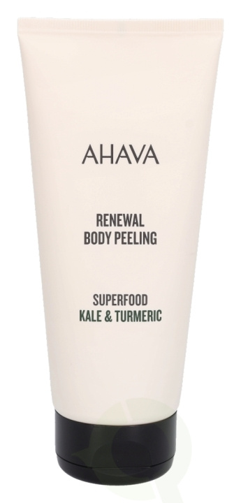 Ahava Renewal Body Peeling Kale & Turmeric 200 ml i gruppen SKÖNHET & HÄLSA / Hudvård / Ansiktsvård / Skrubb / Peeling hos TP E-commerce Nordic AB (C46065)